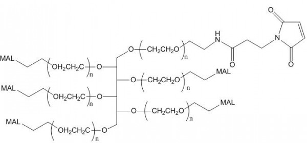 六臂peg马来酰亚胺,6arm-peg-mal