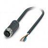 SAC-4P- 5,0-28X/M12FS OD -1454082  传感器/执行器电缆