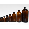 型号:1000ML 棕色小口玻璃瓶/带聚四氟乙烯衬垫棕色螺口玻璃瓶 库号：D22930